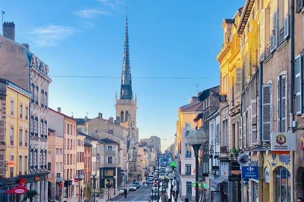 Appartement T2 Tout Equipe Au Beau Milieu Du Centre Historique à Villefranche-sur-Saône Extérieur photo